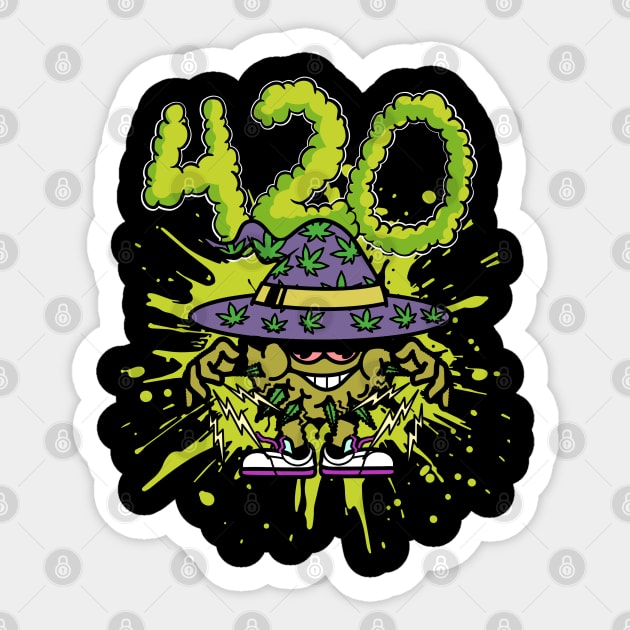 Nugget Buddy Wizard Sticker by The Patron